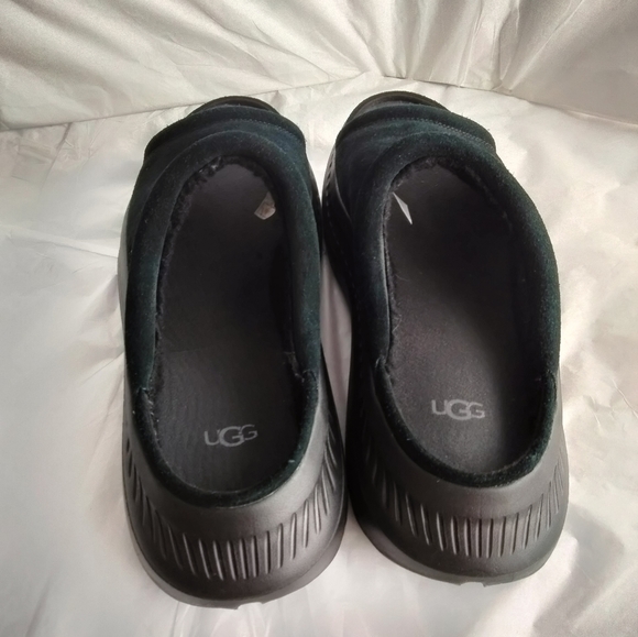 UGG CA805 V2 SLIDE BLACK SUEDE PLATFORM SANDAL -MEN’S US 12 - Picture 10 of 14